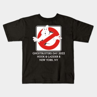 Ghostbusters Day 2022 (White Text) - Buffalo Ghostbusters Kids T-Shirt